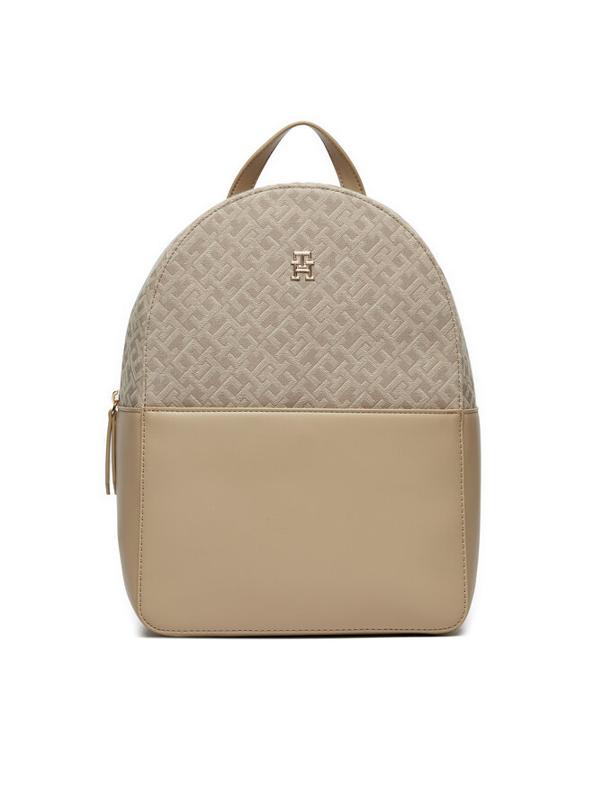 

Рюкзак Tommy Hilfiger Th Jacquard Backpack AW0AW17074, бежевый