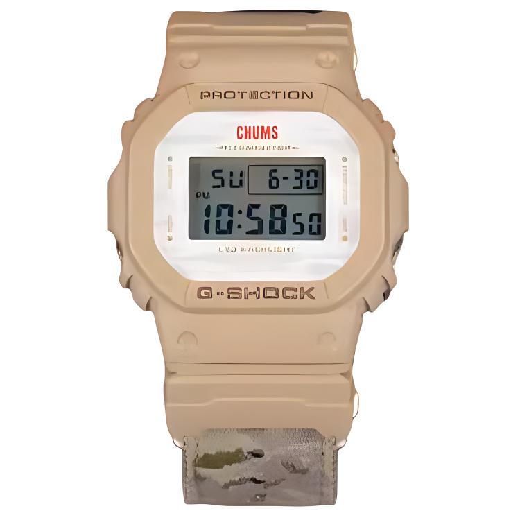 

CASIO Мужские часы LINING G SHOCK Collection, кварцевый механизм, нейлоновый ремешок, белый циферблат