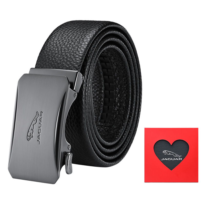 

JAGUAR Кожаный ремень мужской, Black Heart Box Clothing Sets