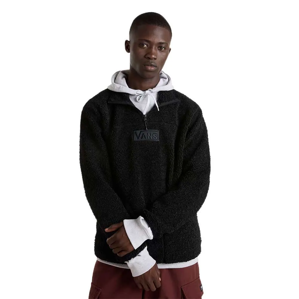

Толстовка Vans Boxed Sherpa half zip, черный
