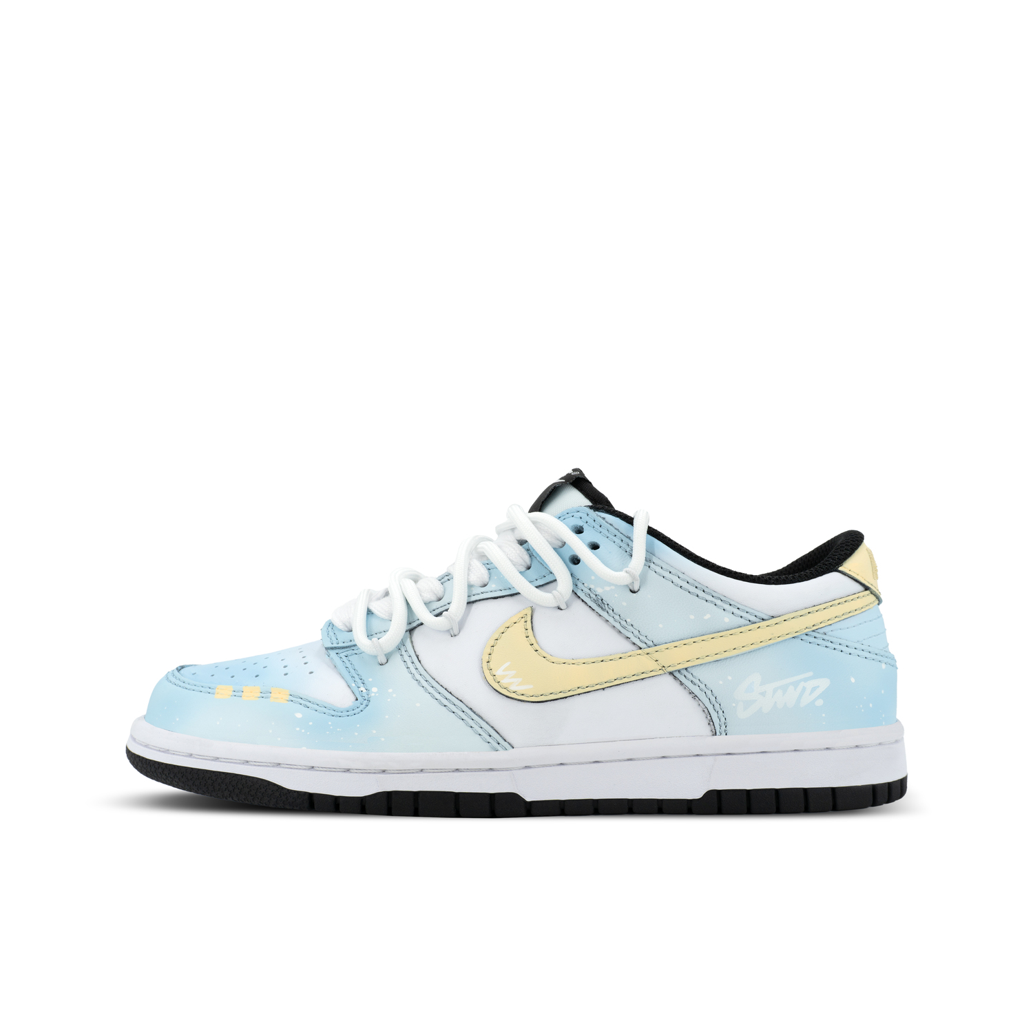 

Nike Кроссовки Dunk Gorilla Mischief XJDD Blue Smoke Fills The Air Low Top Skateboard Shoes Unisex White Blue