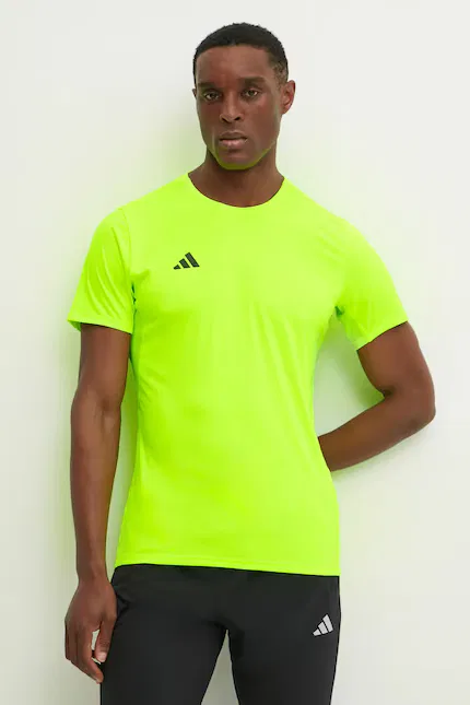Футболка для бега Adizero Adidas Performance, зеленая