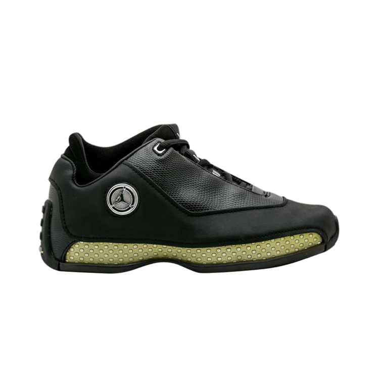 

Кроссовки Air Jordan 18 OG Low GS 'Black Chrome', черный