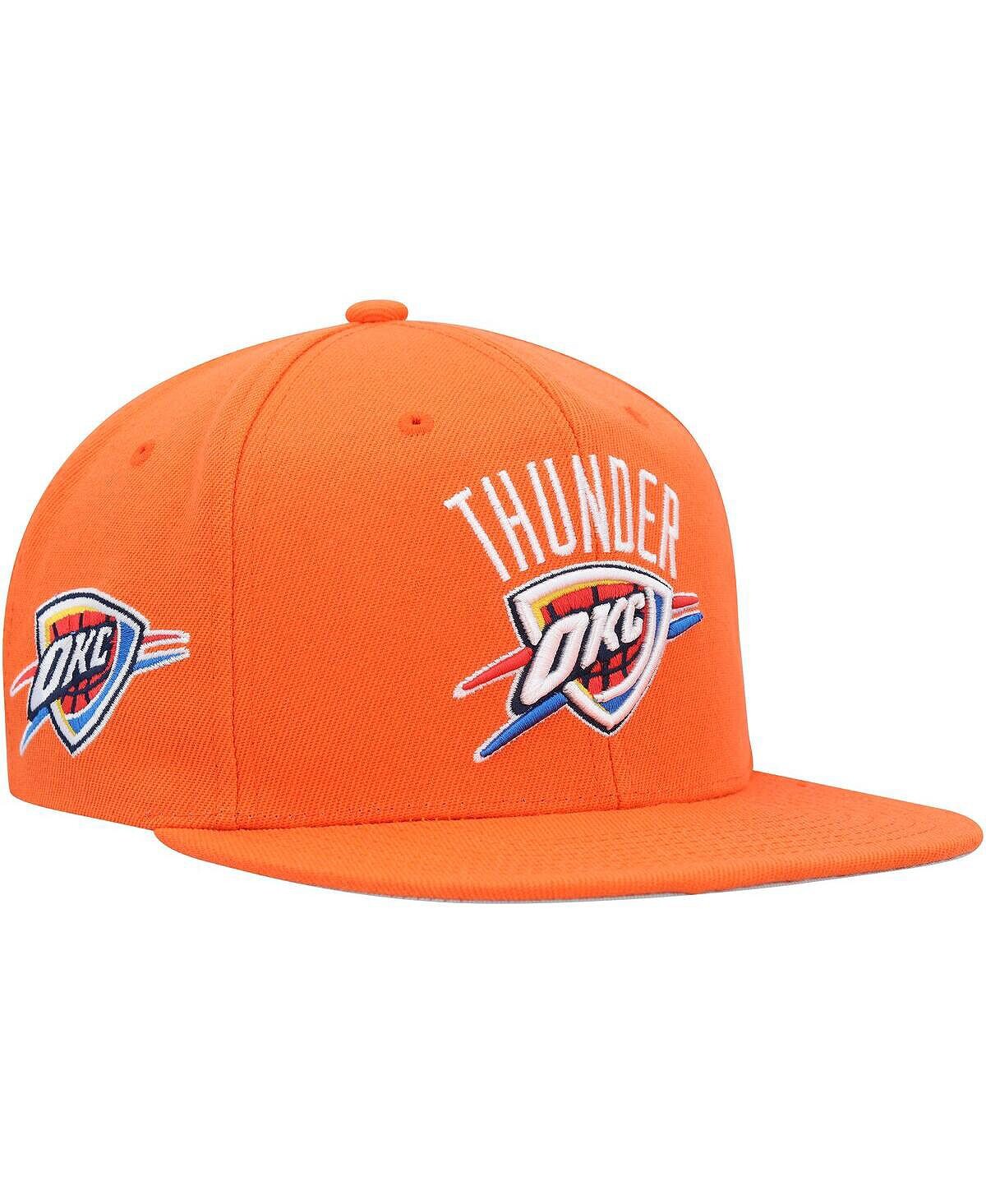 

Мужская оранжевая кепка Snapback Oklahoma City Thunder Side Core 2.0 Mitchell & Ness
