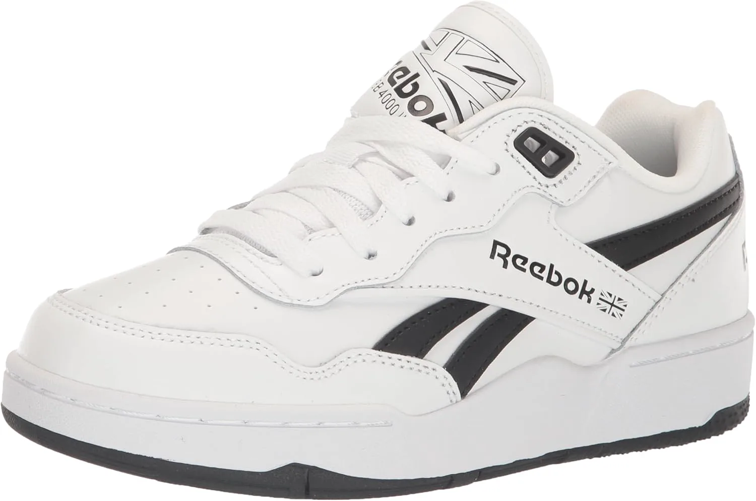 Кроссовки Reebok Unisex-Child Bb 4000 Ii, белый/черный/серый — фото 4