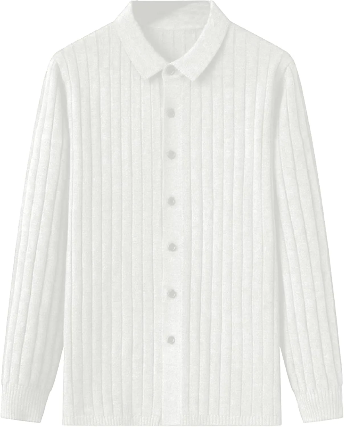 

Мужской поло-кардиган в полоску с пуговицами Slim Fit