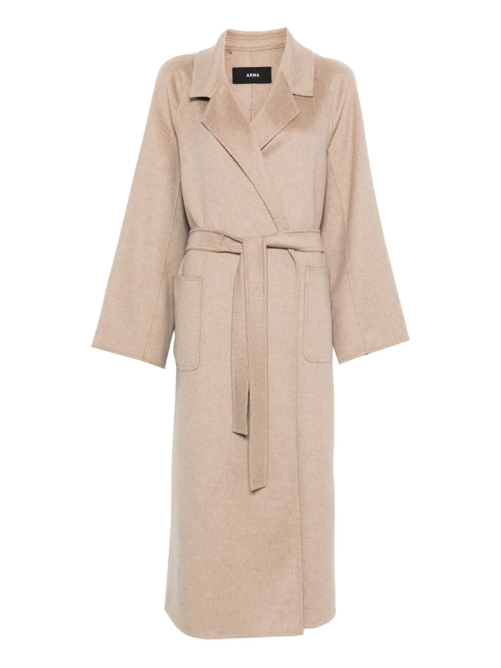 

Пальто с запахом Arma, нейтральный