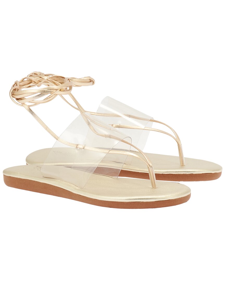 Древнегреческие сандалии Eygenia Кожаные сандалии Ancient Greek Sandals, желтый