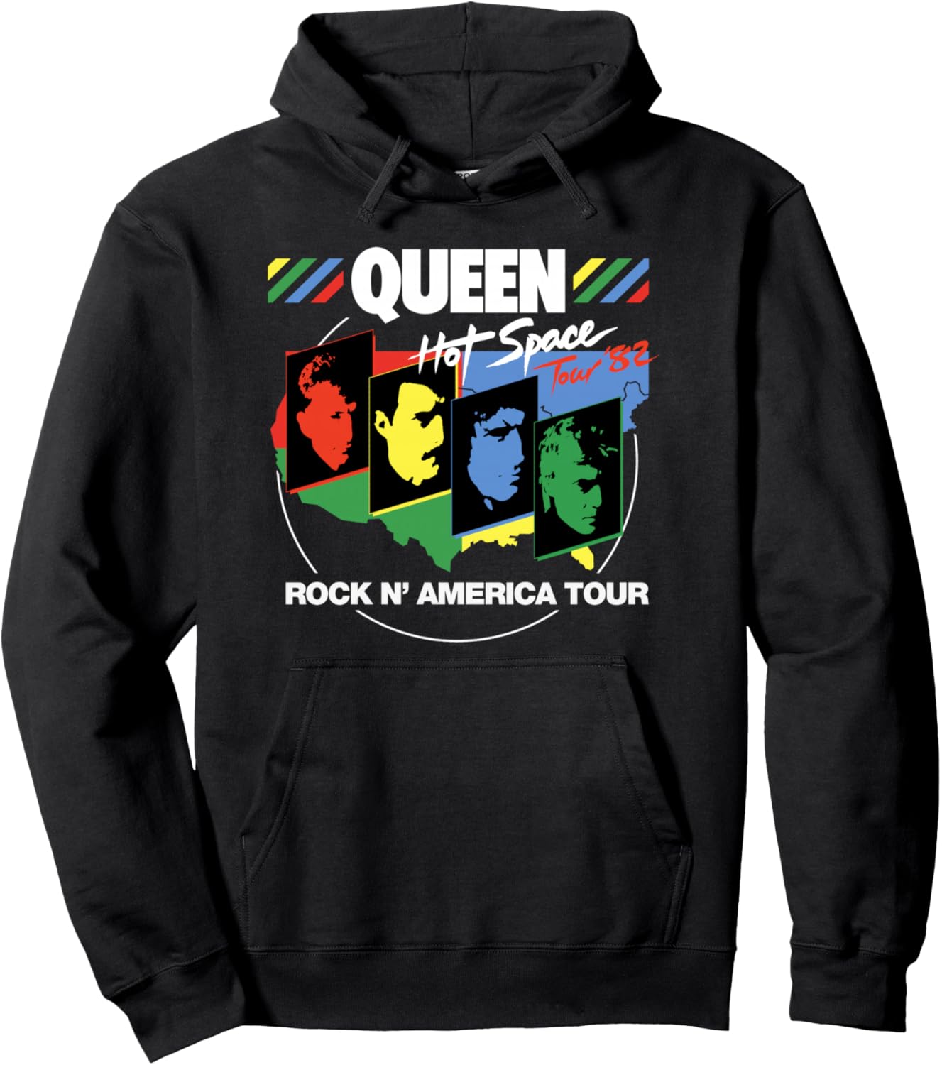 

Худи Queen Hot Space, черная, Черный, Худи Queen Hot Space, черная