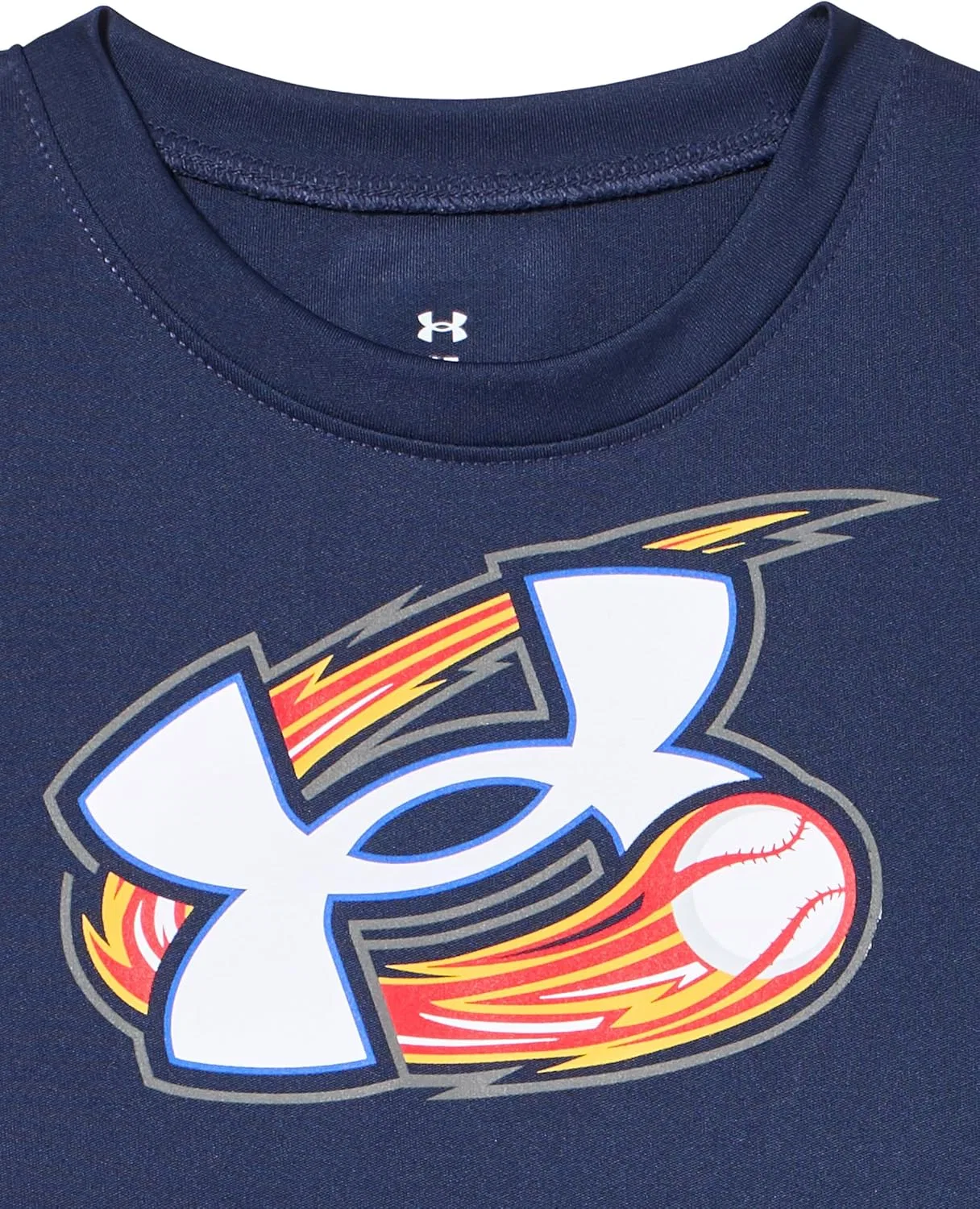 Детский спортивный комплект из футболки и шорт Under Armour, Navy Tech Ball — фото 2
