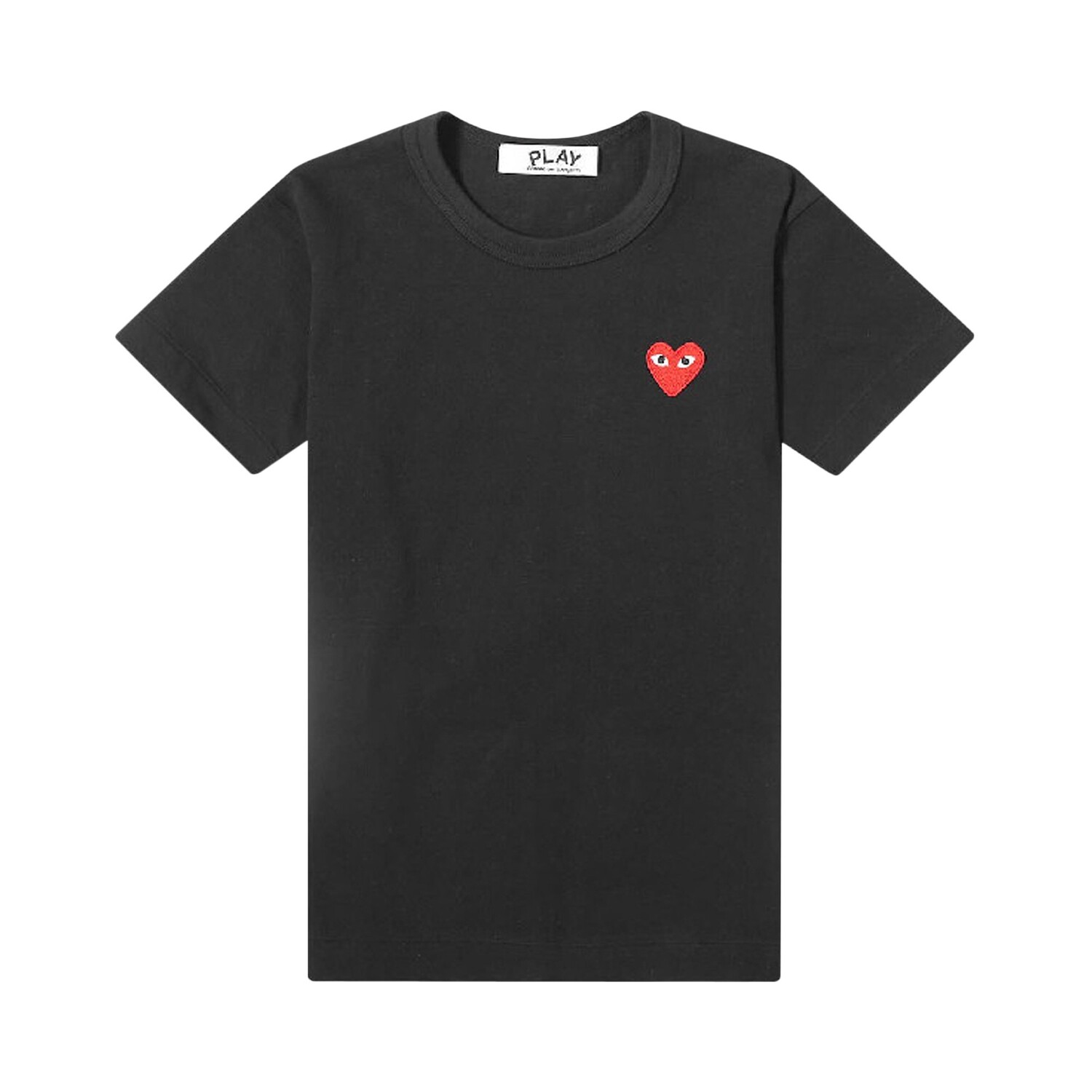 

Футболка с логотипом Comme des Garçons PLAY Basic, цвет: черный