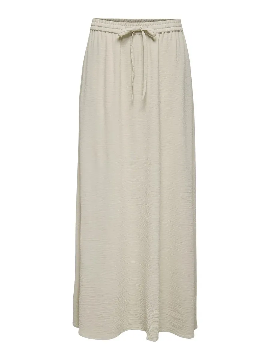 

Only юбка макси "ONLMETTE LIFE HW LONG SKIRT WVN", цвет Pumice Stone