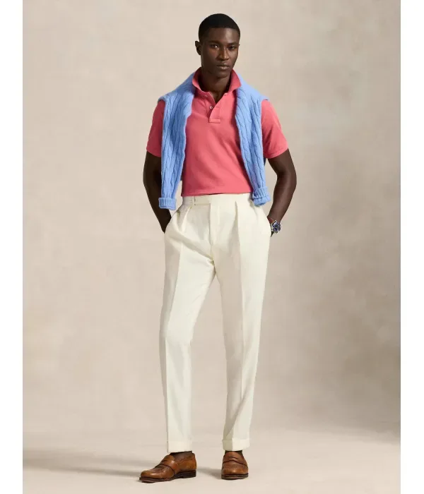 Полюс custom slim fit Polo Ralph Lauren, лососевый — фото 2