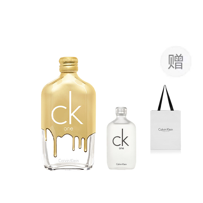 Calvin Klein Духи ck one shiny gold limited edition туалетная вода 15мл+100мл — фото 2