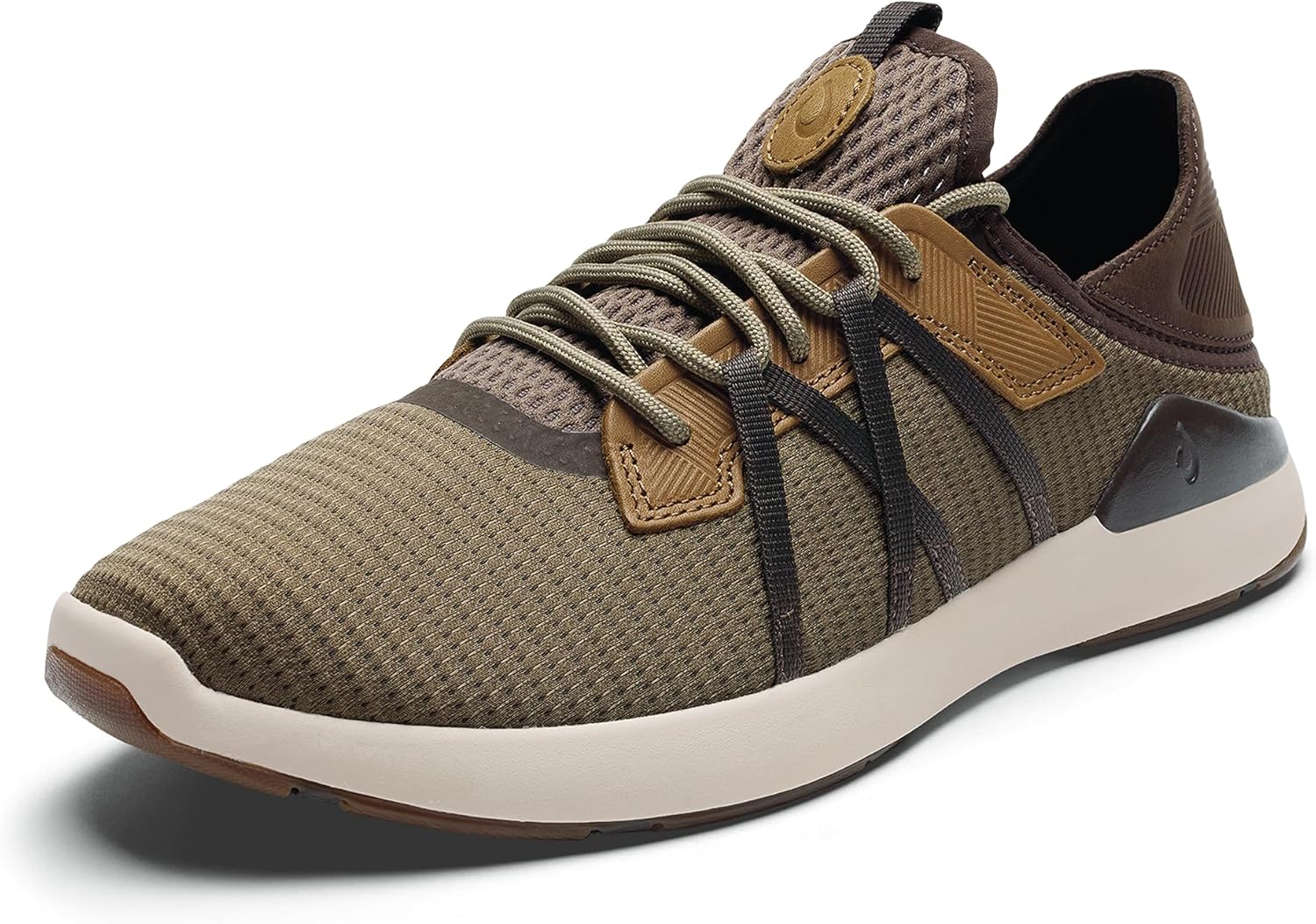 

Мужские повседневные спортивные кроссовки OLUKAI Mio Li, и стильные, дышащая и комфортная сетка, амортизированная поддержка свода стопы и надежная посадка, Mustang/Dk Java