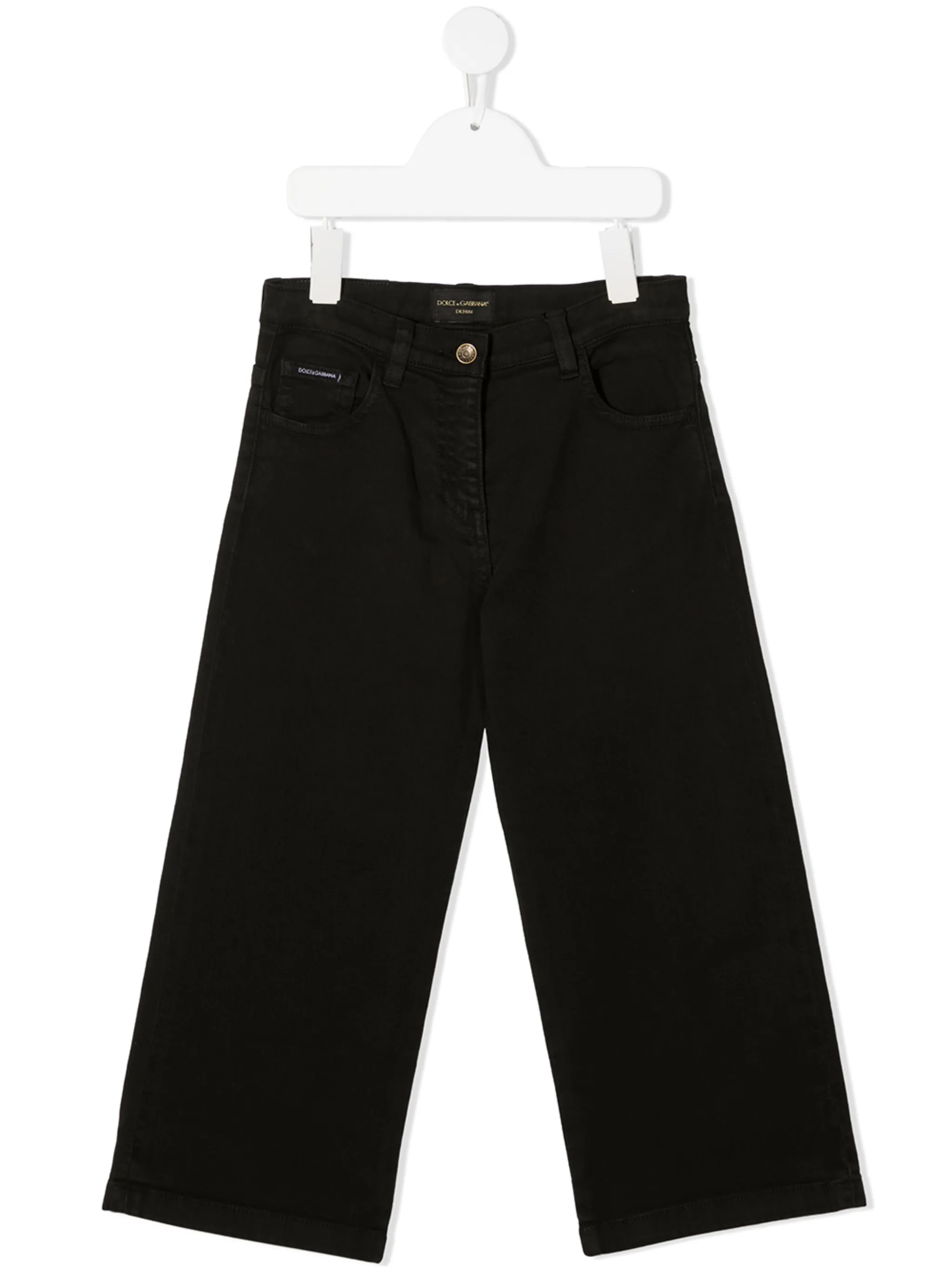 

Джинсы широкого кроя Dolce & Gabbana Kids, коричневый