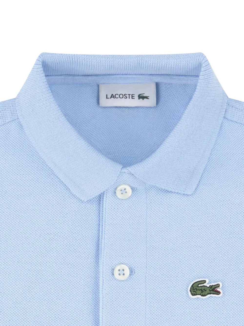 Поло с нашивкой с логотипом Lacoste Kids, синий — фото 4