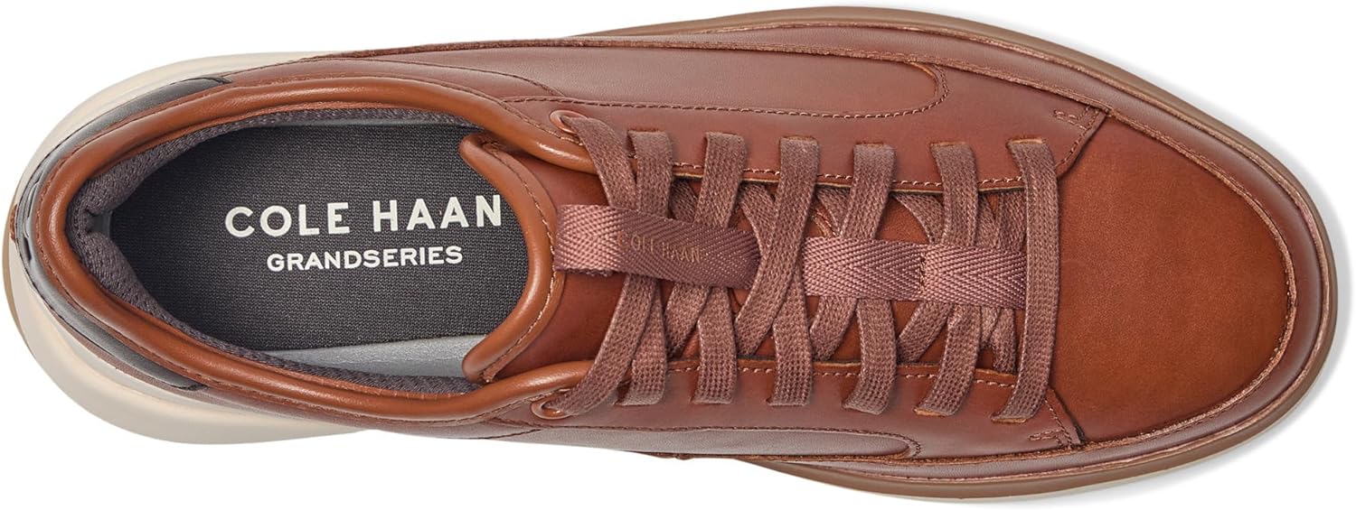 Мужские кроссовки Cole Haan GrandPro All Day Court из кожи, темный шоколад — фото 2