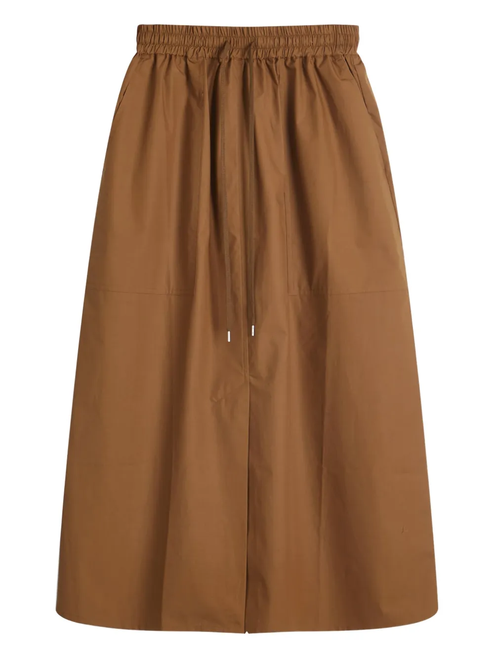 

Юбка с эластичным поясом Studio Nicholson, коричневый