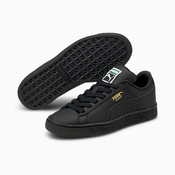 Кроссовки для больших детей Basket Classic Xxi Puma, черный — фото 2