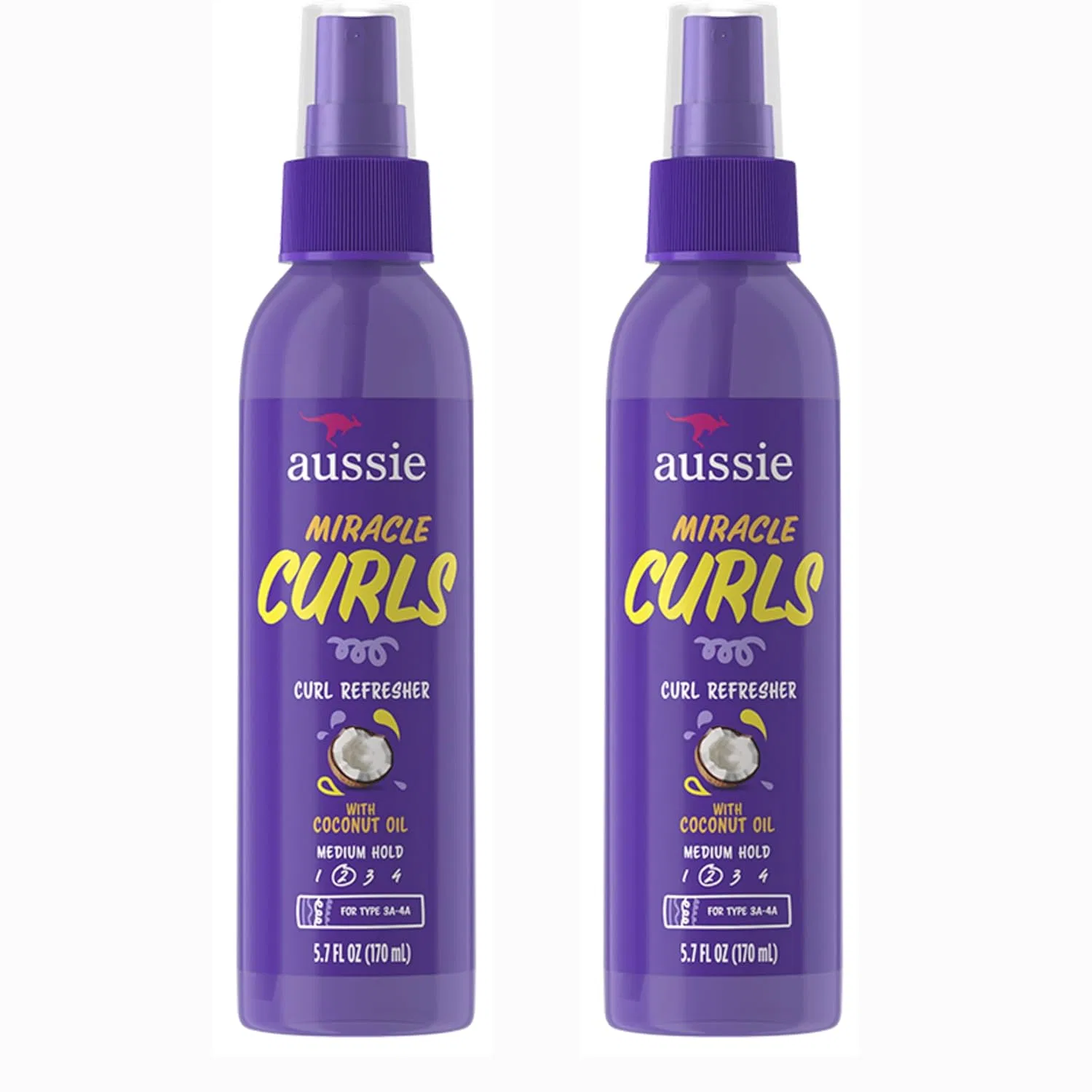 Спрей-гель для вьющихся волос «Miracle Curls Maximum Hold Curl Freshener» от Aussie Aussie