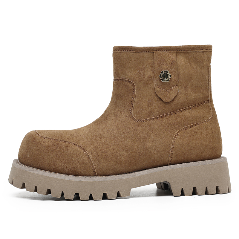 Короткие зимние сапоги унисекс WEISHIBANGWEI, Coffee Brown Men'S Size