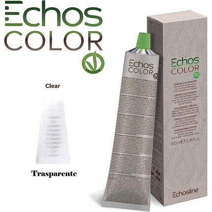 Новый Echos Color Clear Прозрачный цветной крем без PPD и резорцина 100 мл, Echosline — фото 2