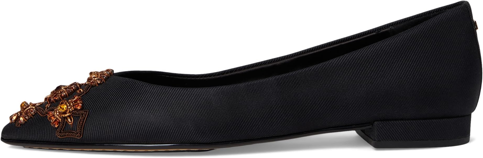 Балетки Birdies The Goldfinch 15 Ballet Flat, цвет Black Jeweled Silk — фото 4