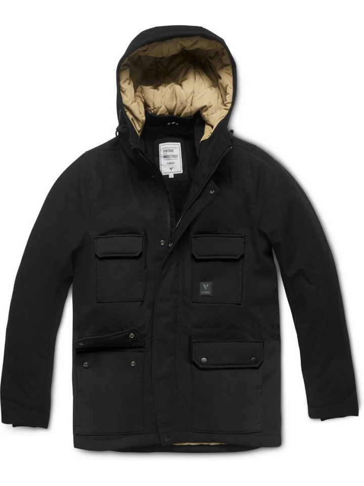 

Дождевик Vintage Industries Funktionsjacke, черный