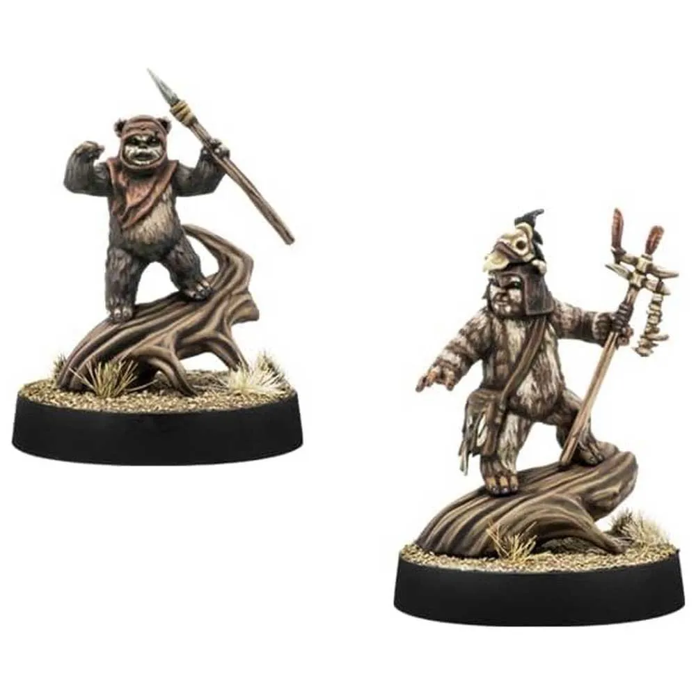 

Детская настольная игра Asmodee Star Wars Legion Logray And Wicket, золотой