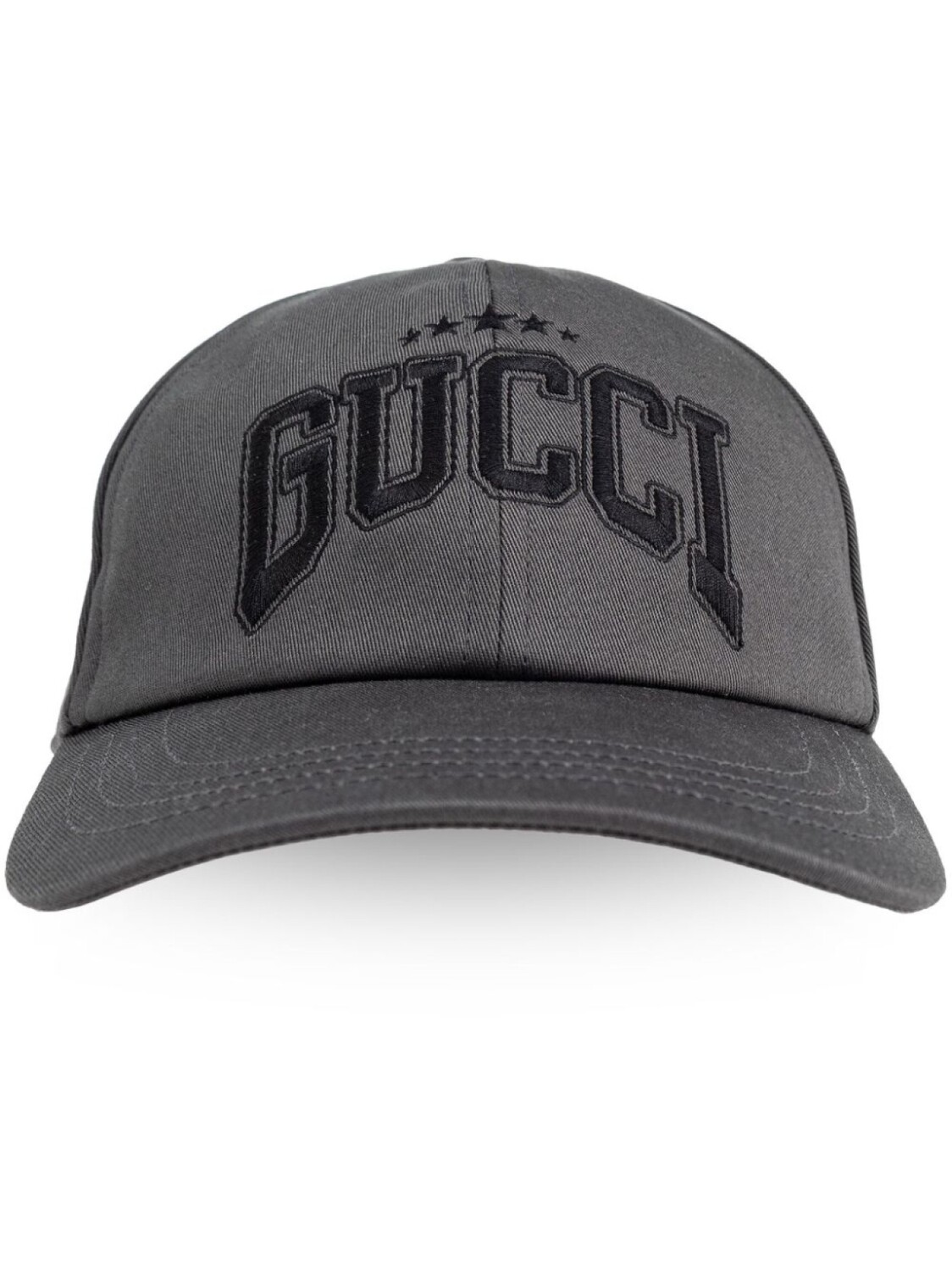 

Кепка с вышитым логотипом Gucci, серый