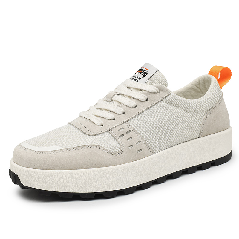 

VAEL Износостойкие дышащие повседневные кроссовки Balance Low Top для мужчин бежевого цвета