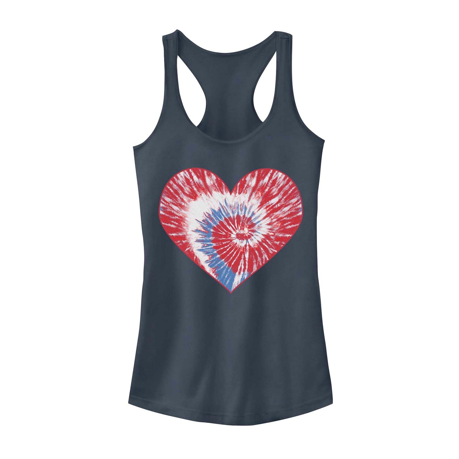 

Юниорская майка Tie Dye Heart Racerback