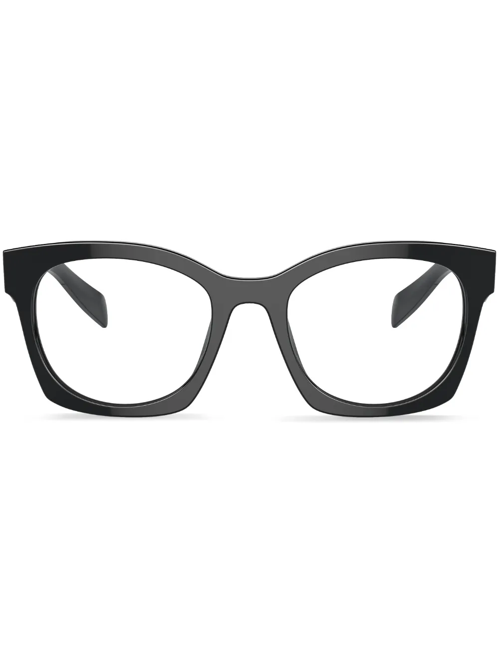 

Солнцезащитные очки в квадратной оправе с логотипом Prada Eyewear, черный