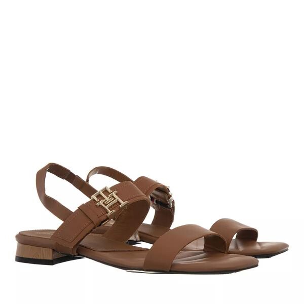 

Сандалии hardware flat sandal summer Tommy Hilfiger, коричневый