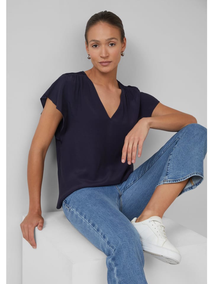 

Блузка s.Oliver BLACK LABEL, синий