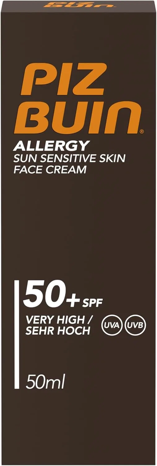 Крем для лица SPF50 PIZ BUIN Для чувствительной кожи Allergy Day