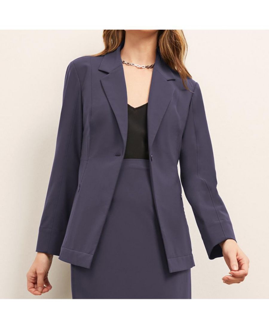 

Женский дорожный блейзер Moreland от OrigamiTech MMLaFleur, Cool charcoal