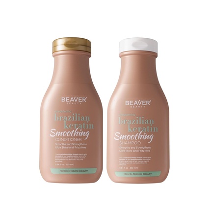 

Шампунь и кондиционер Smoothing Keratin Formula with Coconut Oil