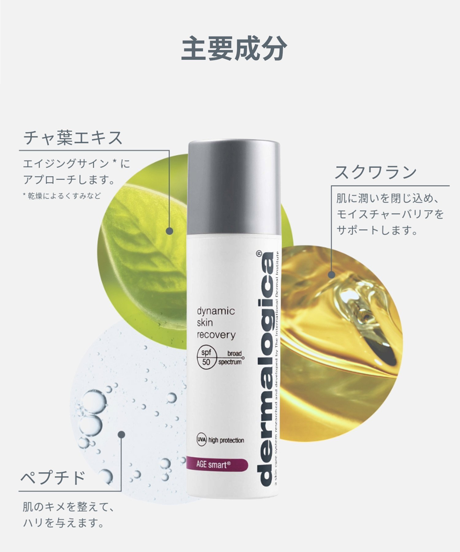 Dynamic Skin R SPF50 (Солнцезащитный крем для лица и тела, защита от УФ-излучения, уход за кожей, увлажнение) Dermalogica, ONE — фото 4