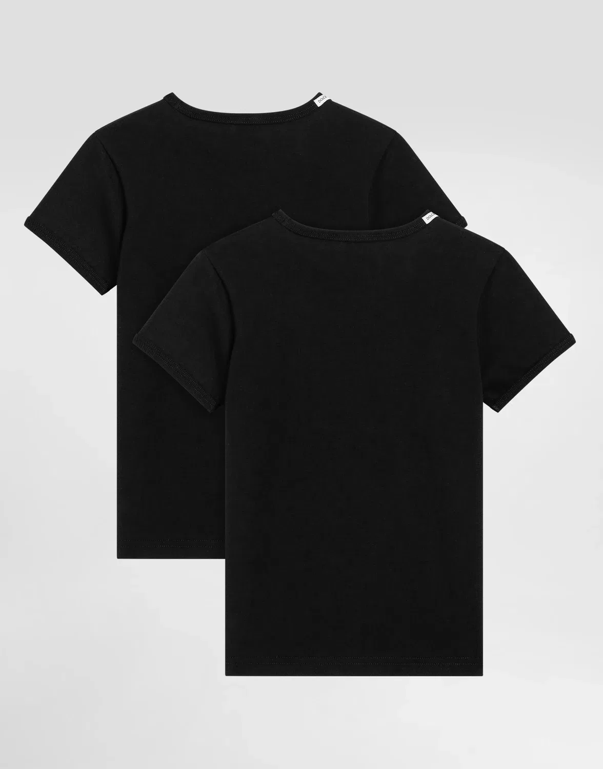 Гладкая футболка из джерси, двойная упаковка Dolce & Gabbana, черный — фото 2
