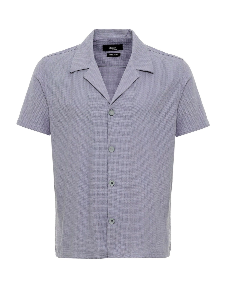 

Рубашка на пуговицах классического кроя Antioch, серый