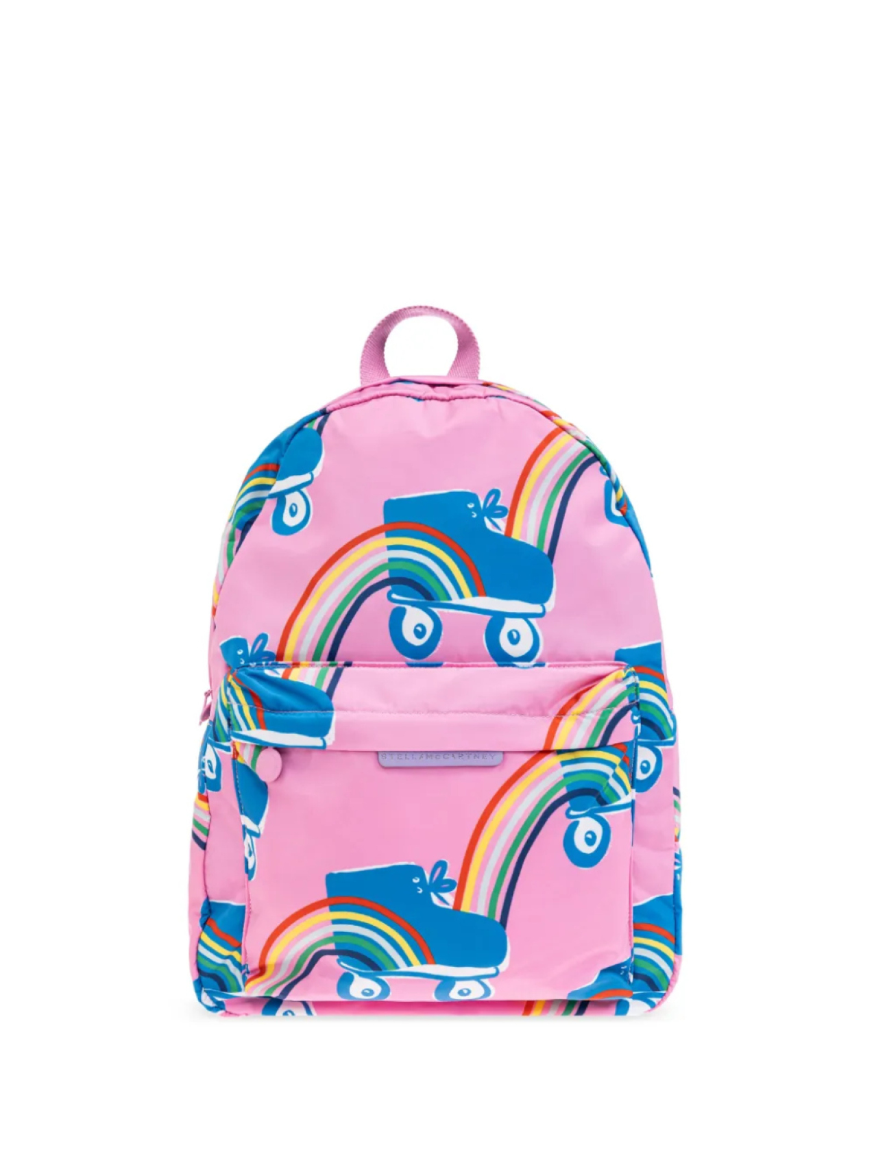 

Рюкзак Stella McCartney Kids с графическим принтом, розовый