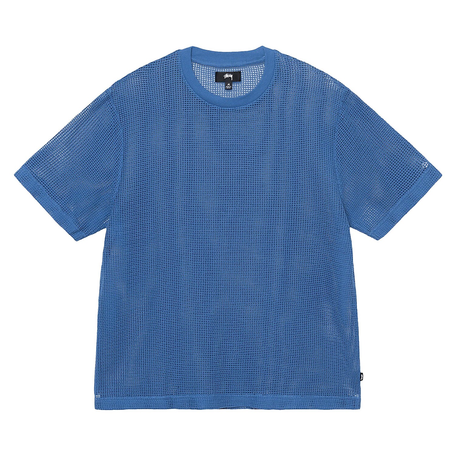 

Сетчатая футболка с короткими рукавами Stussy Ocean Blue