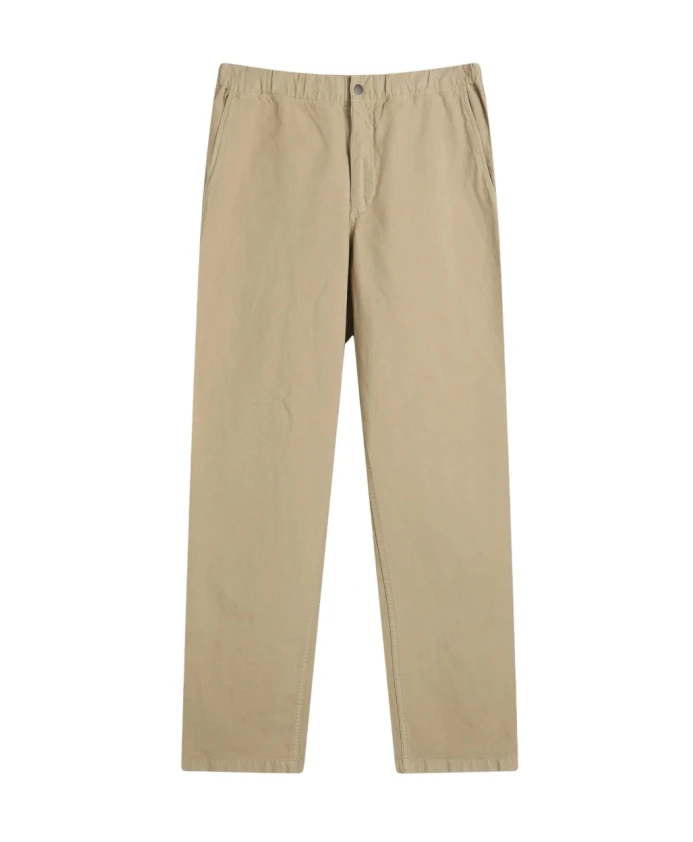 

Повседневные хлопково-льняные брюки Эзра Norse Projects, зеленый