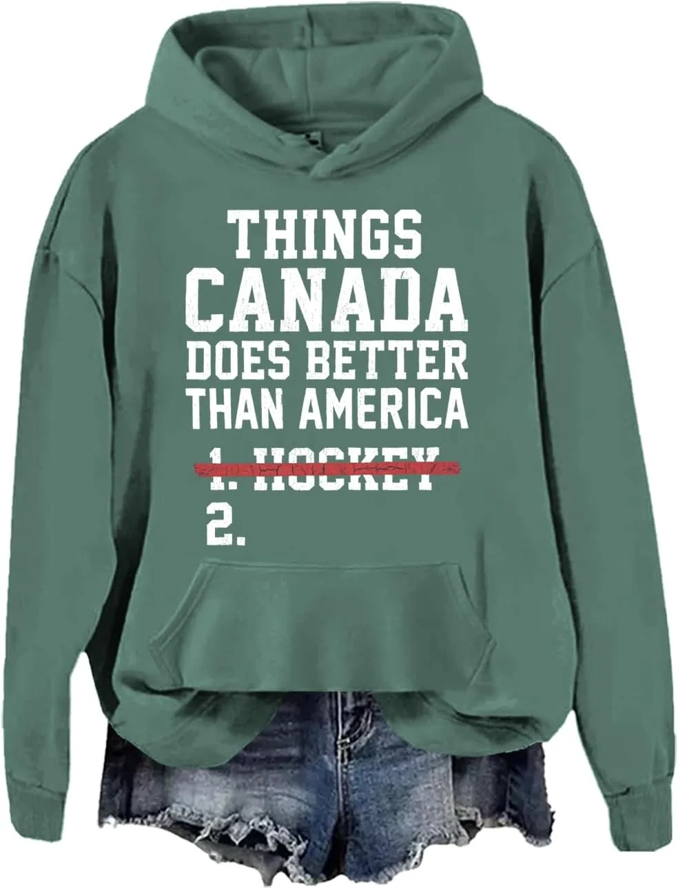 

Свитшот Things Canada Does Better Than America Phncal