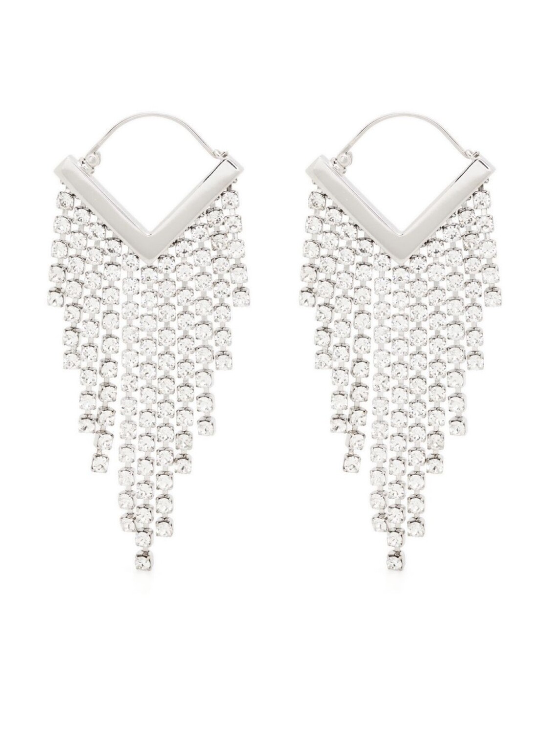 

Серьги с кристаллами ISABEL MARANT, серебряный