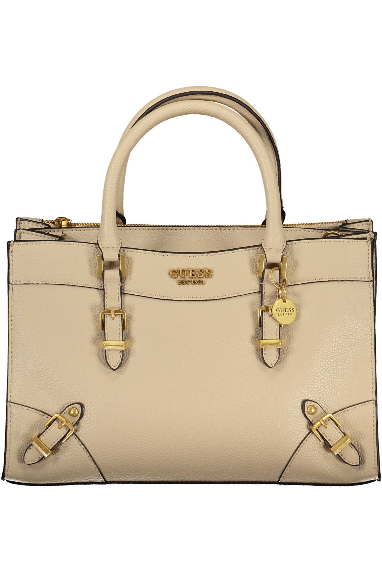 

Бежевая полиэтиленовая женская сумка Guess Shoes