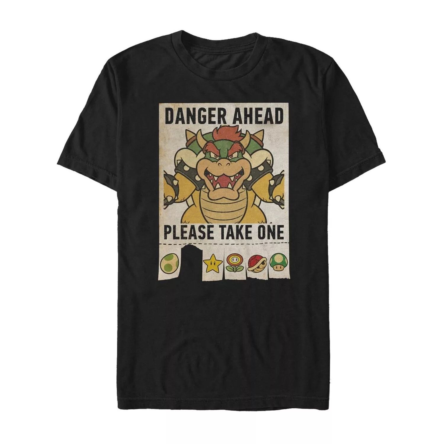 

Мужская футболка Super Mario Bowser Licensed Character