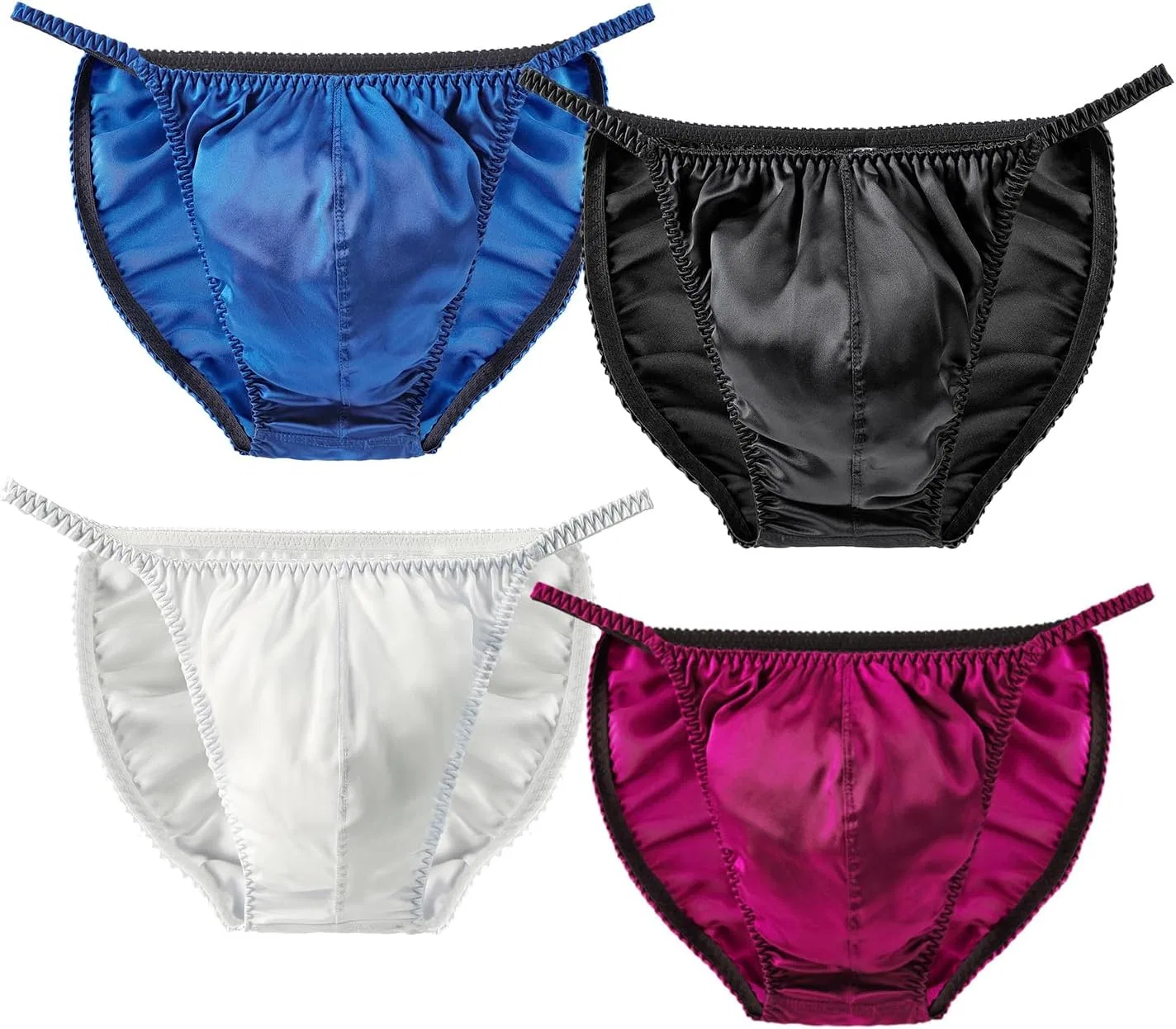 Боксеры шелковые, Men's 100% Pure Mulberry Silk, 4-pack